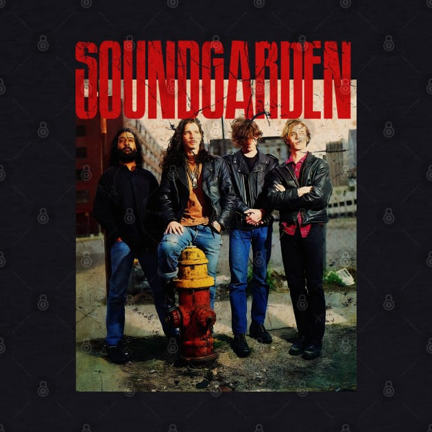 Soundgarden Vintage Posters by Keenan Cloths